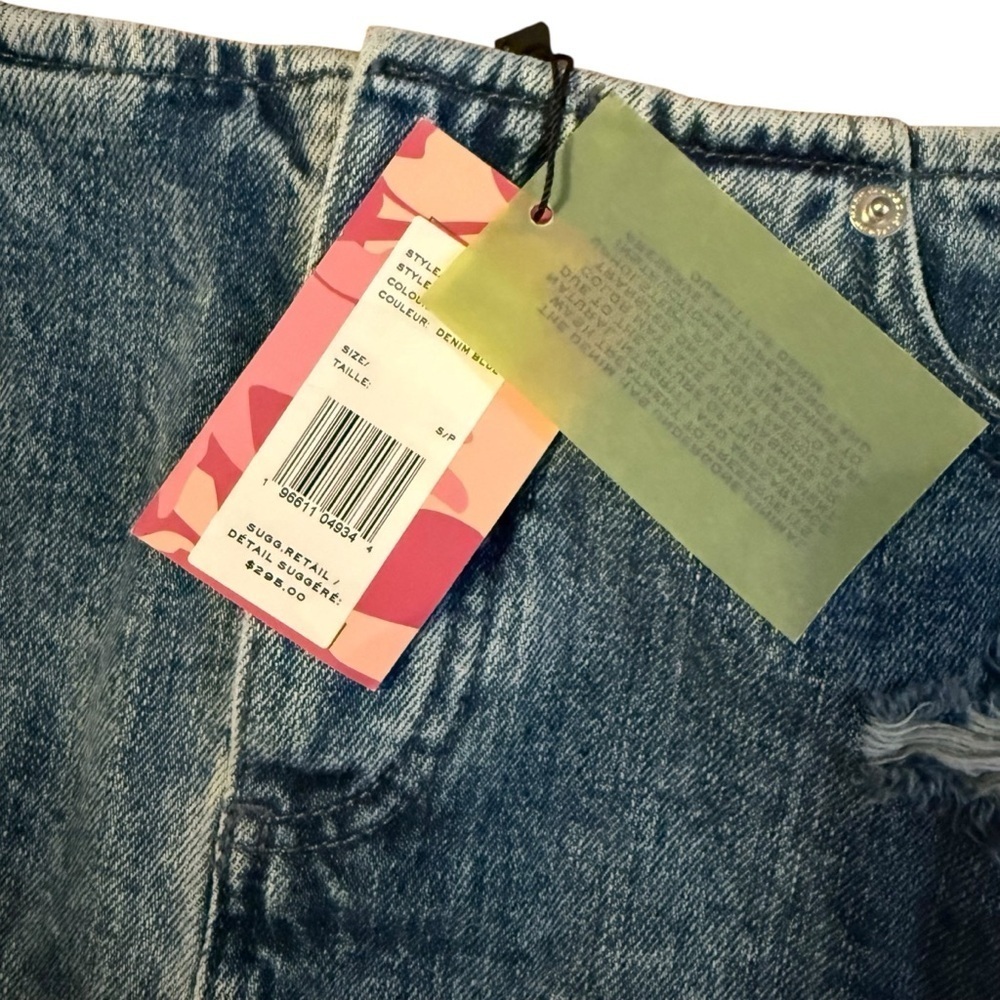 Heaven by Marc Jacobs x Blumarine Rose Stud Y2K mini denim skirt Size Small NWT - Picture 4 of 4